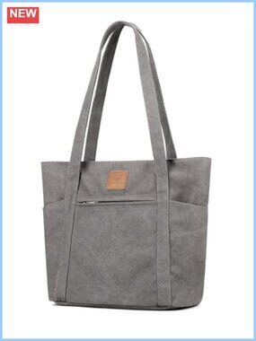 Canvas Shoulder Bag Women Retro Bucket Tote Handbag